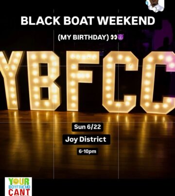 Chicago Black Boat, Juneteenth And Birthday Bash