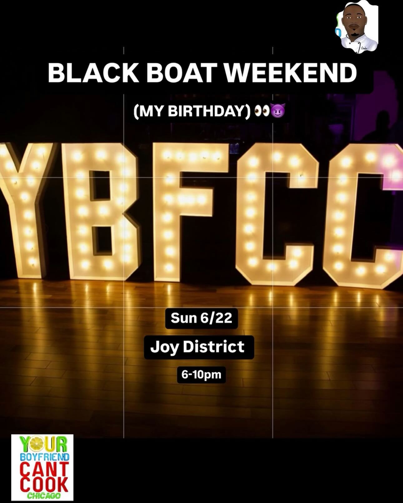 Chicago Black Boat, Juneteenth And Birthday Bash Celebrate culture at Joy District Chicago on 6/22 with top hosts for a vibrant weekend!!!