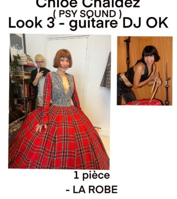 Ahead of the sold-out Solène Lescouët event today, the artist mixes chic ensembles in Paris