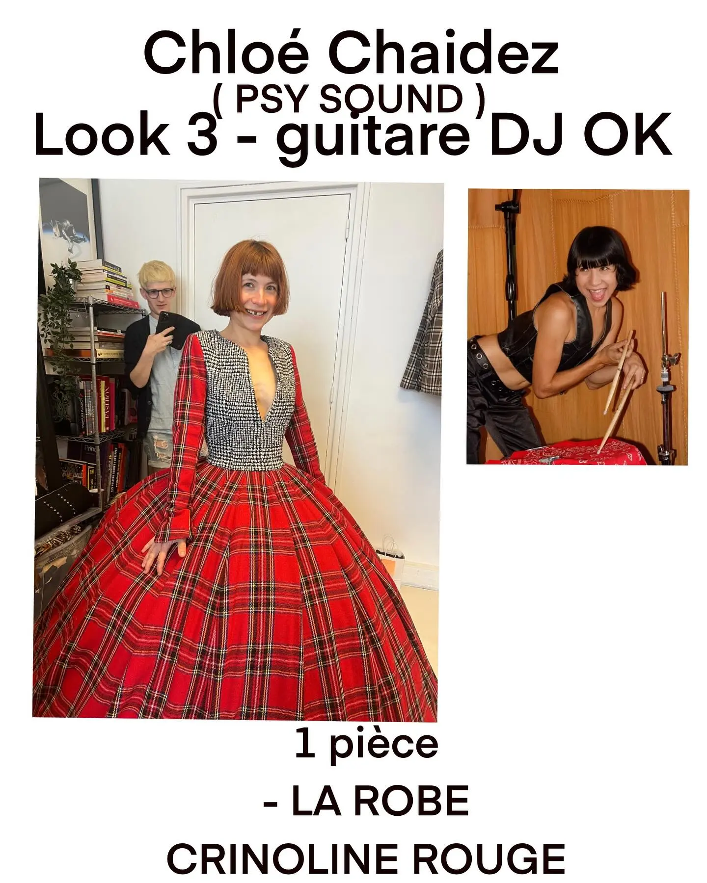 Chloe Chaidez’s Three Paired Looks for PSY Sound Show Ahead of the sold-out Solène Lescouët event today, the artist mixes chic ensembles in Paris