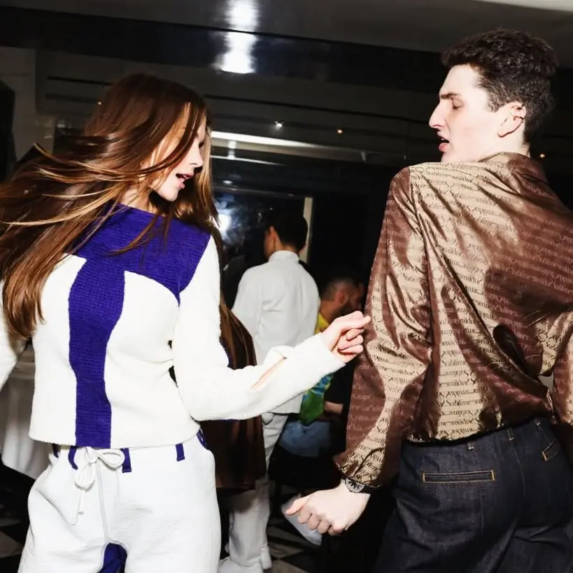 Chloe East Radiates Fun In Tory Burch Moment