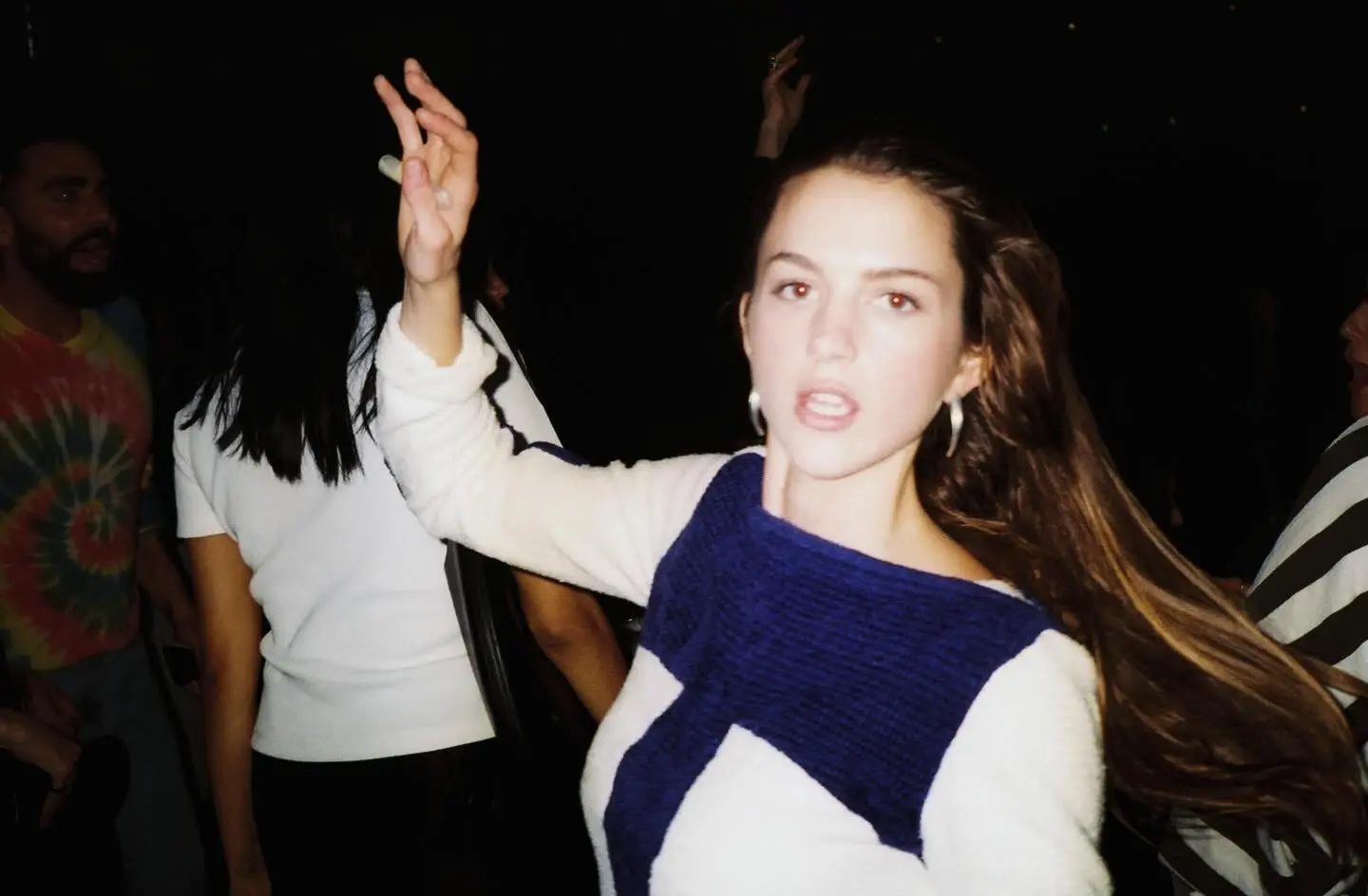 Chloe East Radiates Fun In Tory Burch Moment