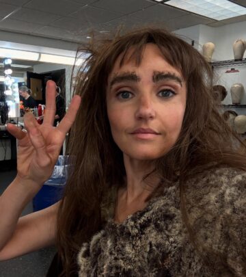 Chloe Fineman Meets Sam Rockwell In A Playful Hollywood Encounter