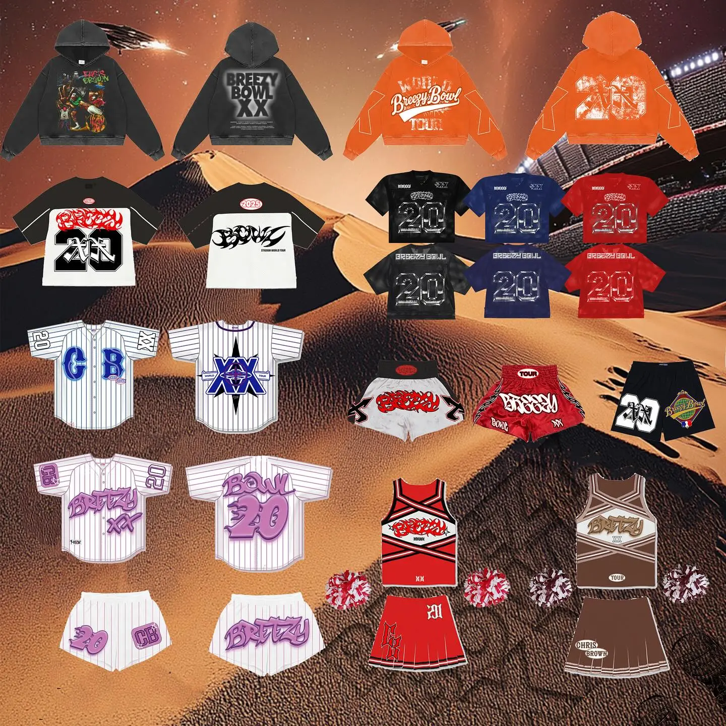 Chris Brown Launches Tour Merch Collection
