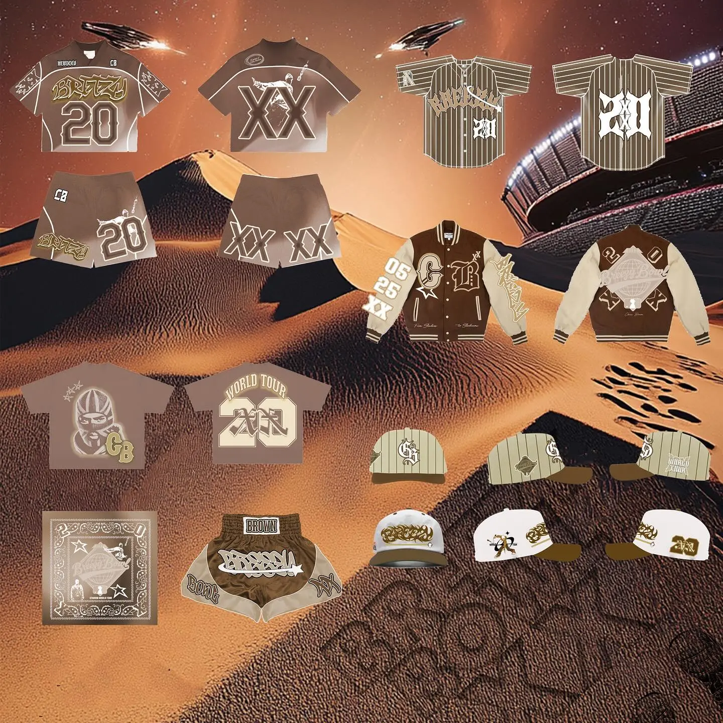 Chris Brown Launches Tour Merch Collection