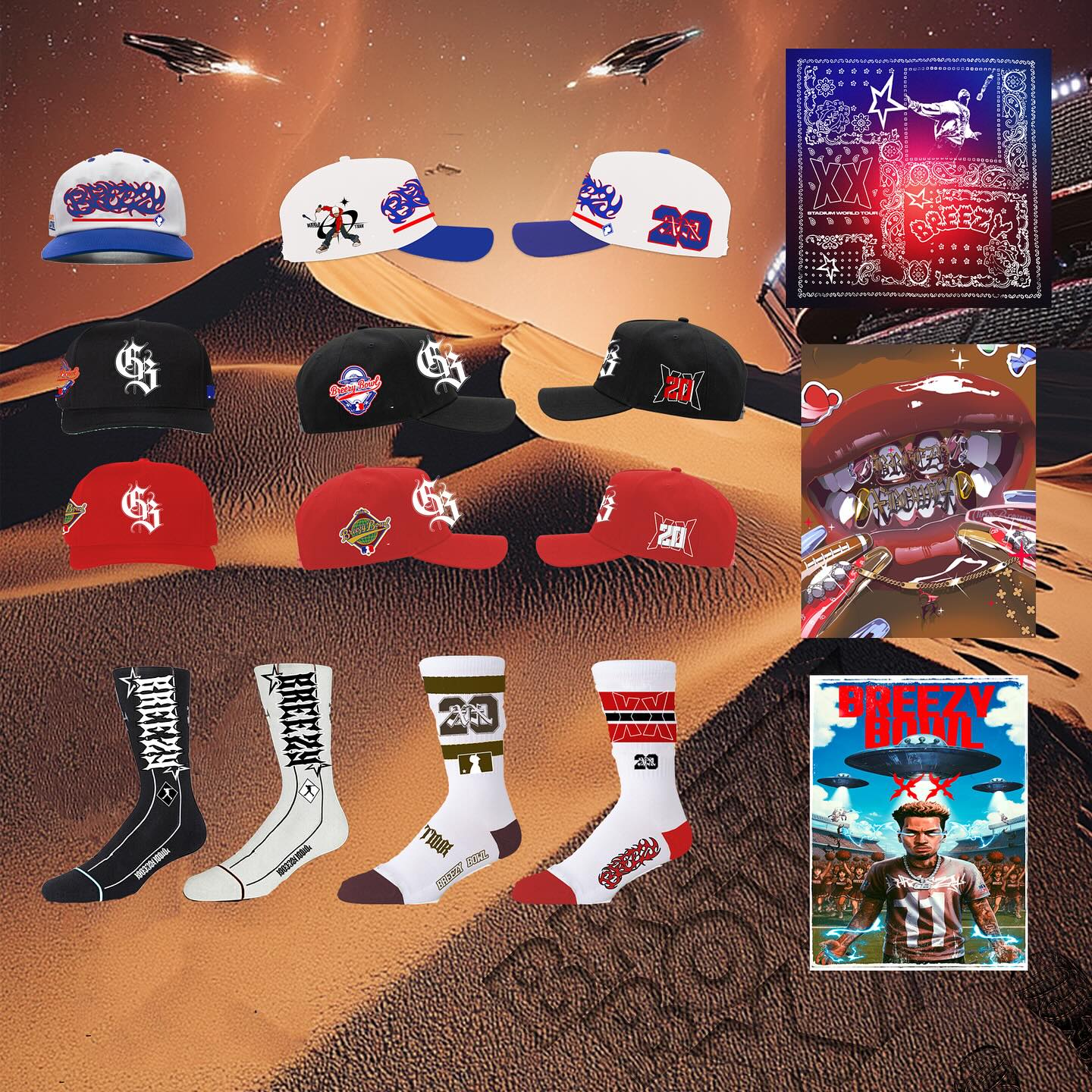 Chris Brown Launches Tour Merch Collection