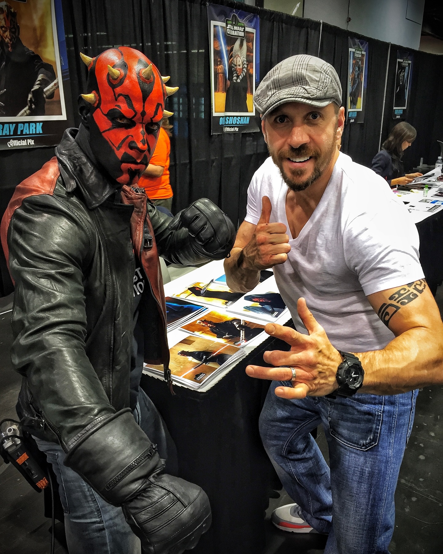 Chris Daughtry Channels Darth Maul on May the 4th Chris Daughtry honors a legendary Star Wars tribute as Darth Maul on May the 4th day 2023.