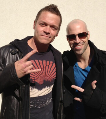 Chris Daughtry sends a heartfelt message to his tour brother, evoking memories and smiles.