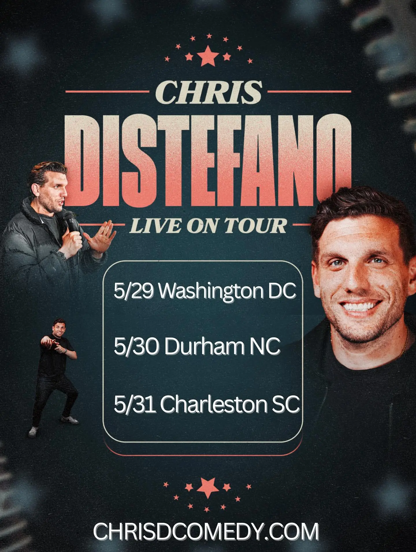 Chris Distefano Unveils Ticky Wickys in DC, Durham, Charleston