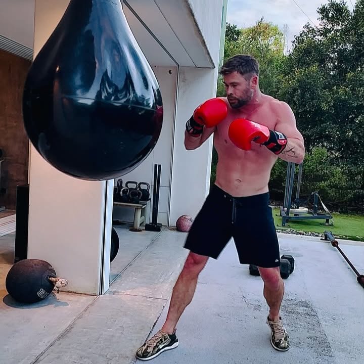 Chris Hemsworth Ignites Pre-Game Avengers Warm-Up