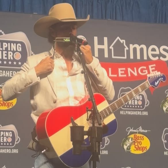 Chris Janson Honors Veterans with Lee Greenwood’s Helping A Hero in North Carolina