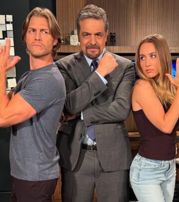 The GH lead gives fans a peek at his on-screen family, featuring Eden McCoy and two kids.