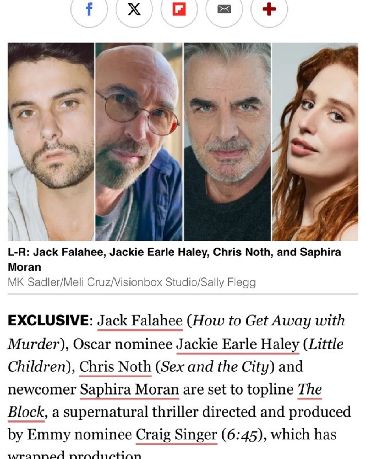 Chris Noth Debuts First Thriller Under Craig Singer Chris Noth makes thriller debut under Craig Singer in his bold new film venture this year!