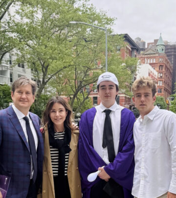 Christa Miller Celebrates Will’s Graduation