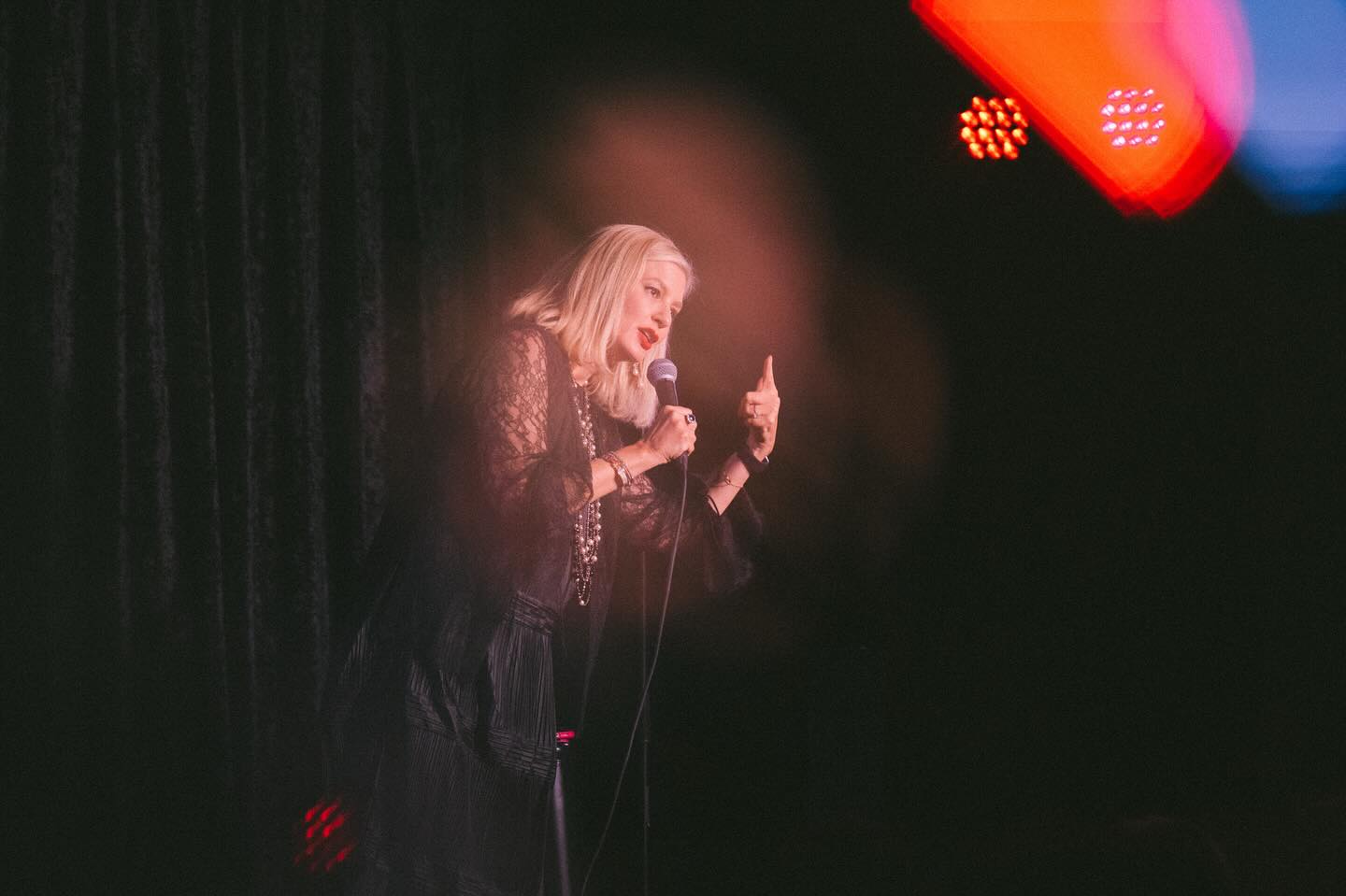 Christina P. Shines at Comedy Mothership Event