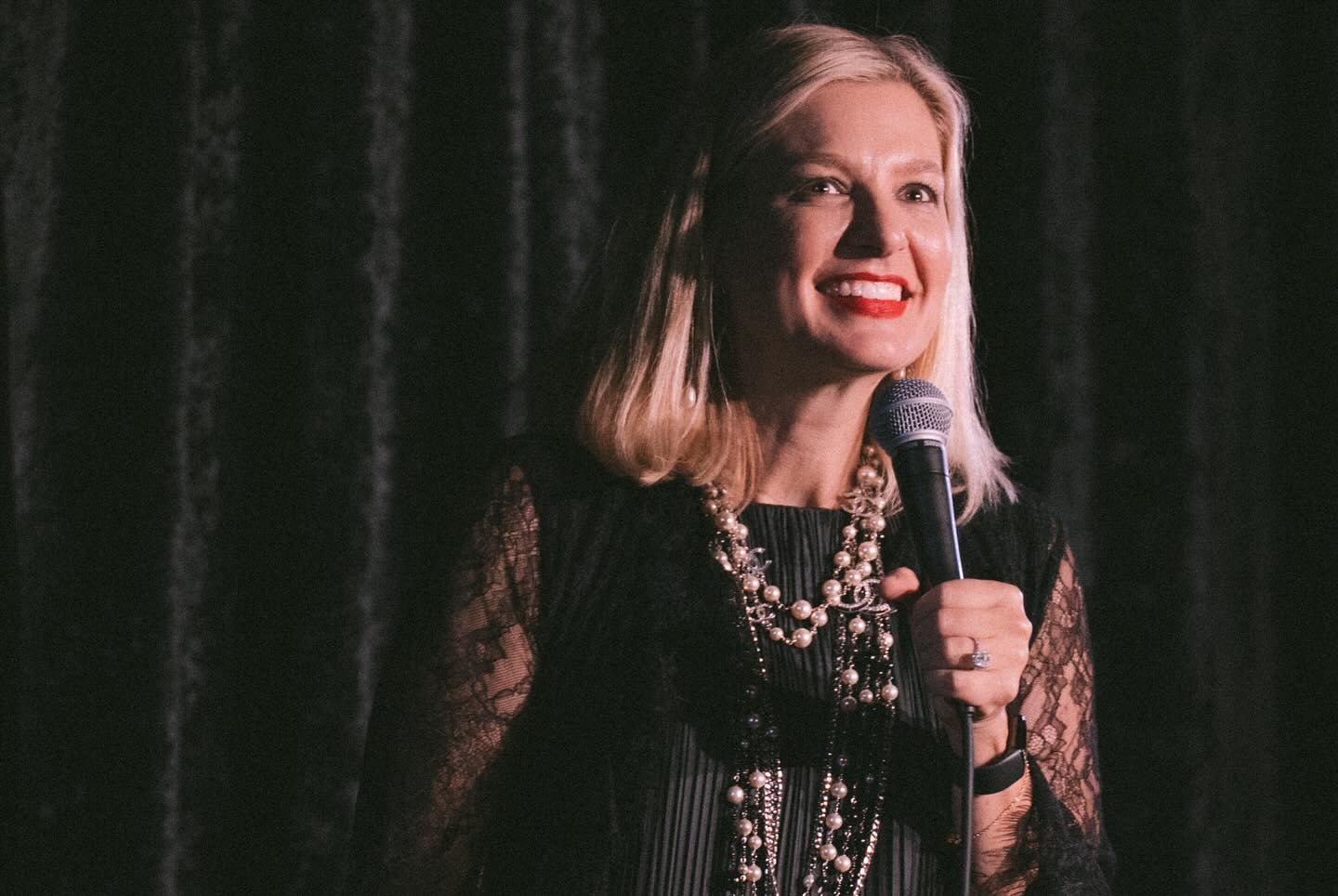 Christina P. Shines at Comedy Mothership Event