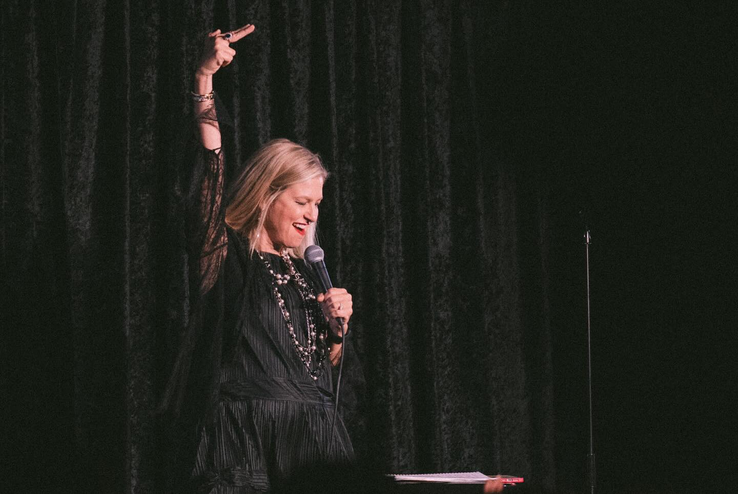 Christina P. Shines at Comedy Mothership Event