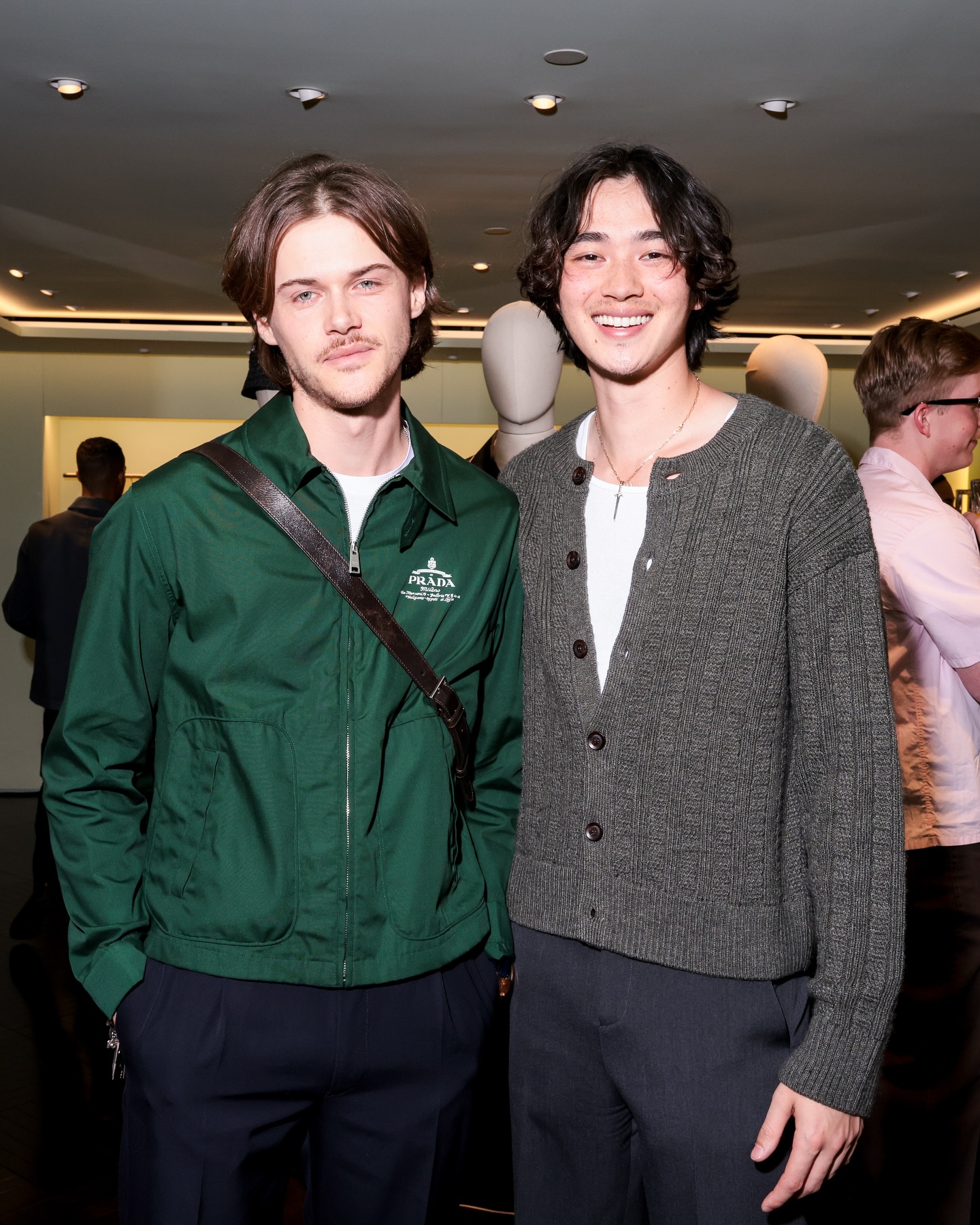 Christopher Briney Enjoys Week With Prada Family