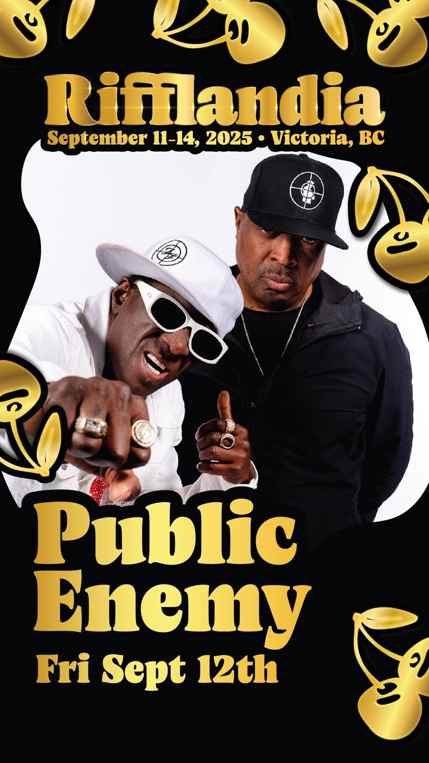 Chuck D heads to RIFFLANDIA in BC, promising September with electrifying hip-hop energy!!