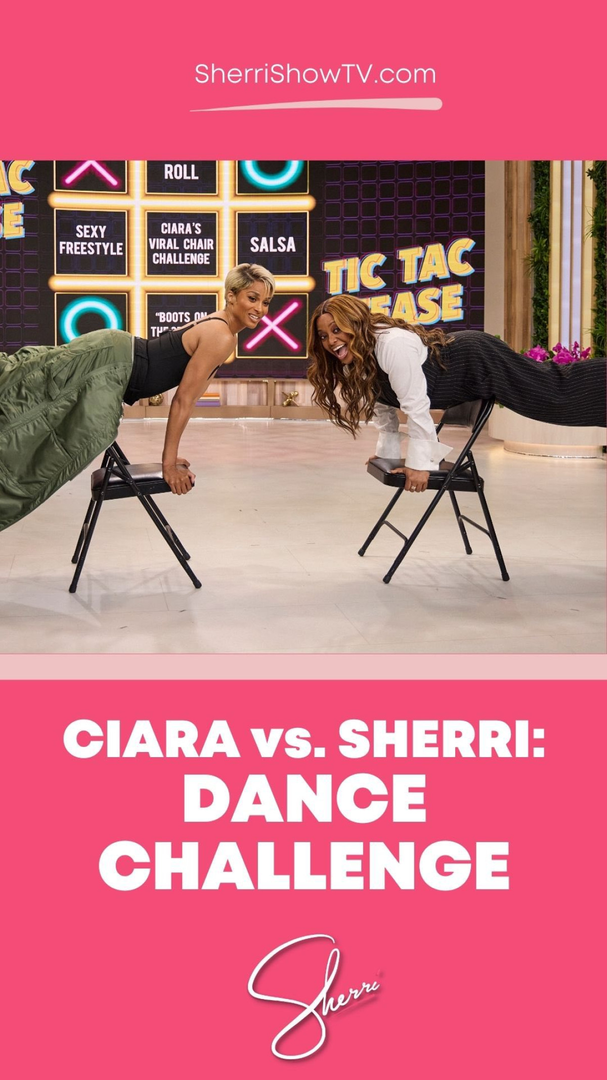 Ciara And Sherri Face Off In Dance Challenge Iconic performer meets renowned entertainer for a viral Tic Tac Tease showdown.