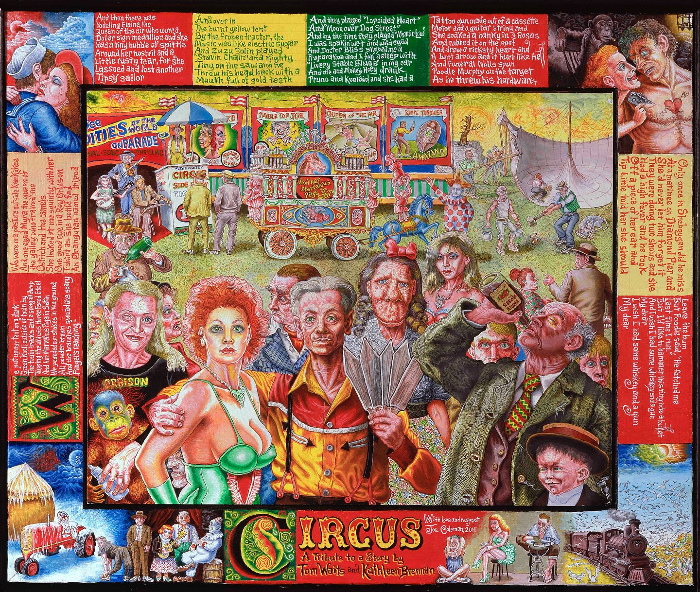 Circus Tribute: Joe Coleman’s Homage to Tom Waits Dynamic report highlighting an artistic salute blending music, philanthropy, and creative legacy.