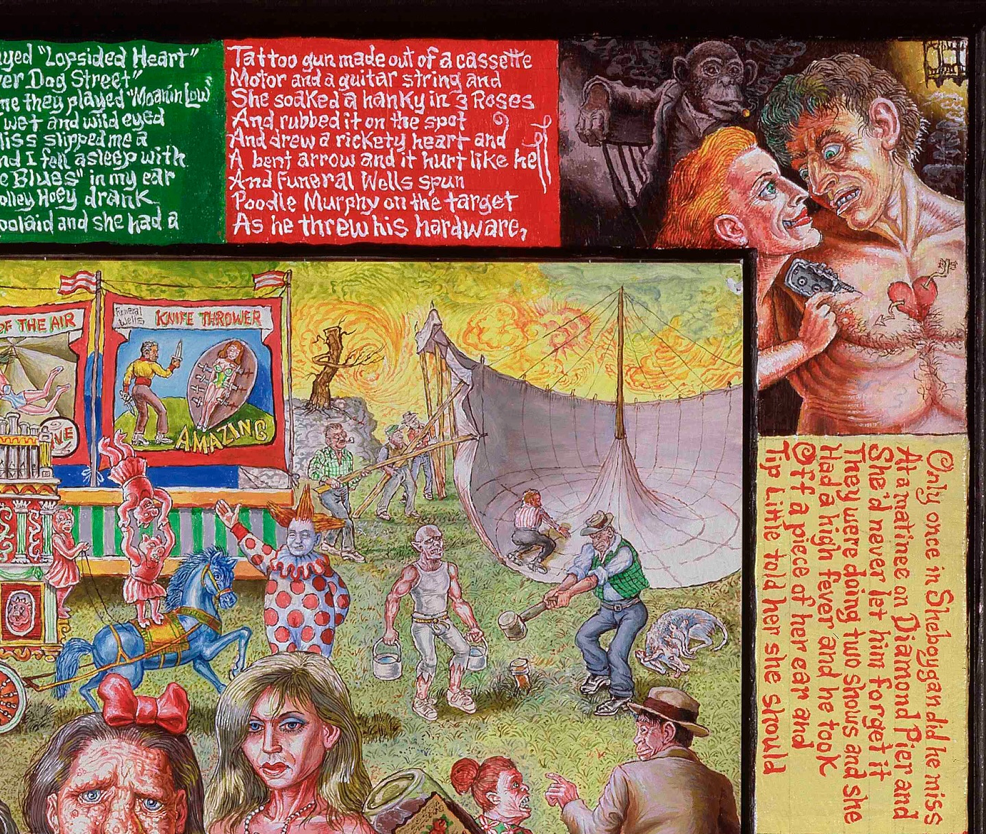 Circus Tribute: Joe Coleman’s Homage to Tom Waits