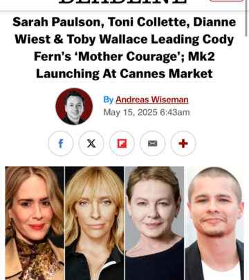 Co-Written Dream Movie Project Announced
