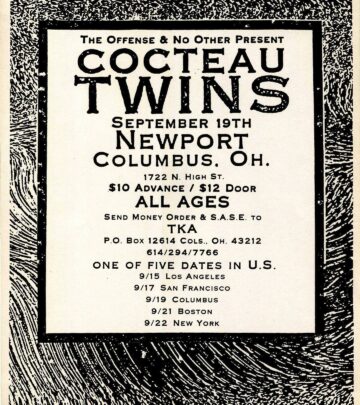 Cocteau Twins Unearth 1985 Newport, Columbus Photo