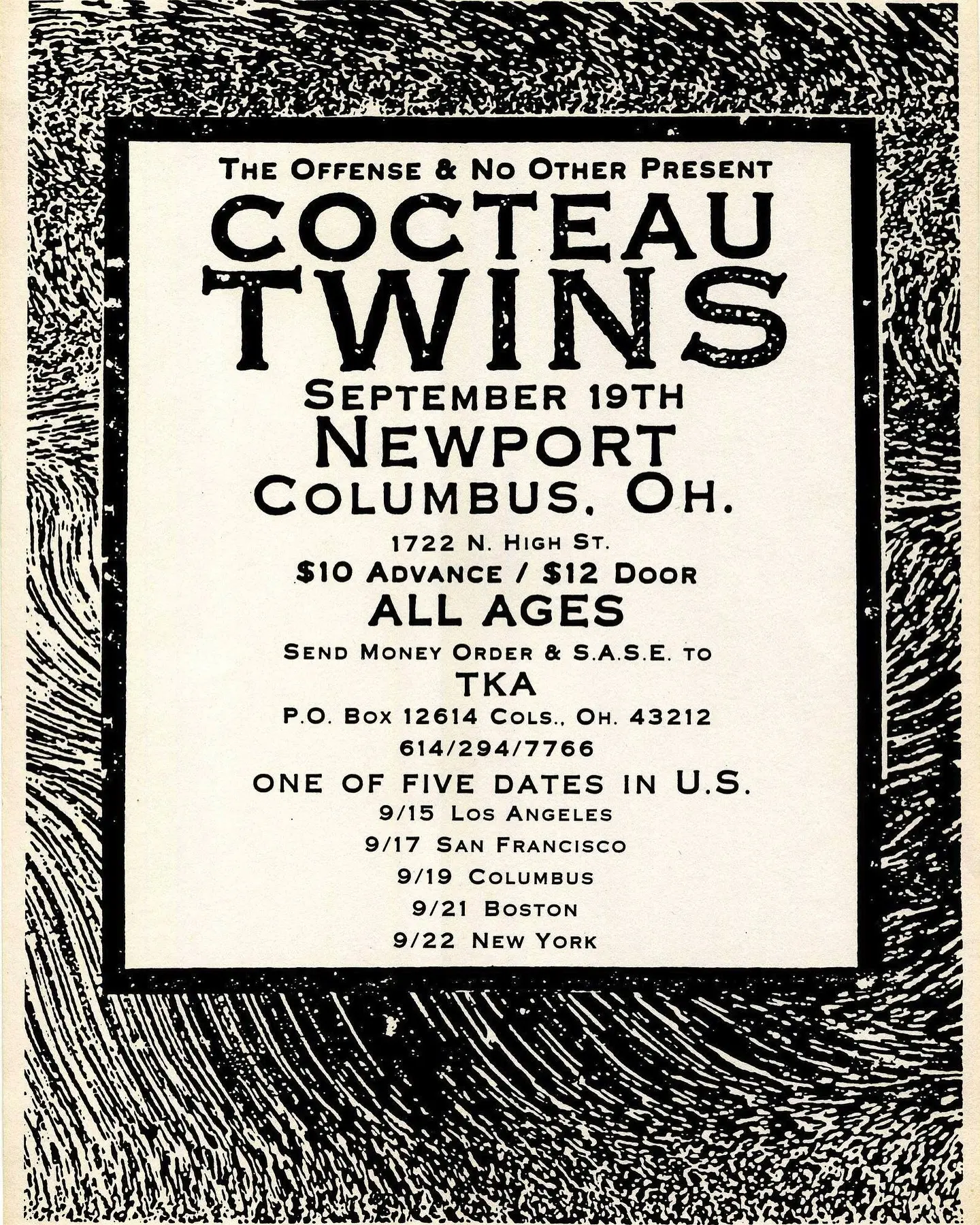 Cocteau Twins Unearth 1985 Newport, Columbus Photo A rare snapshot from a pivotal tour stop offers fans an inside look at dream-pop pioneers.