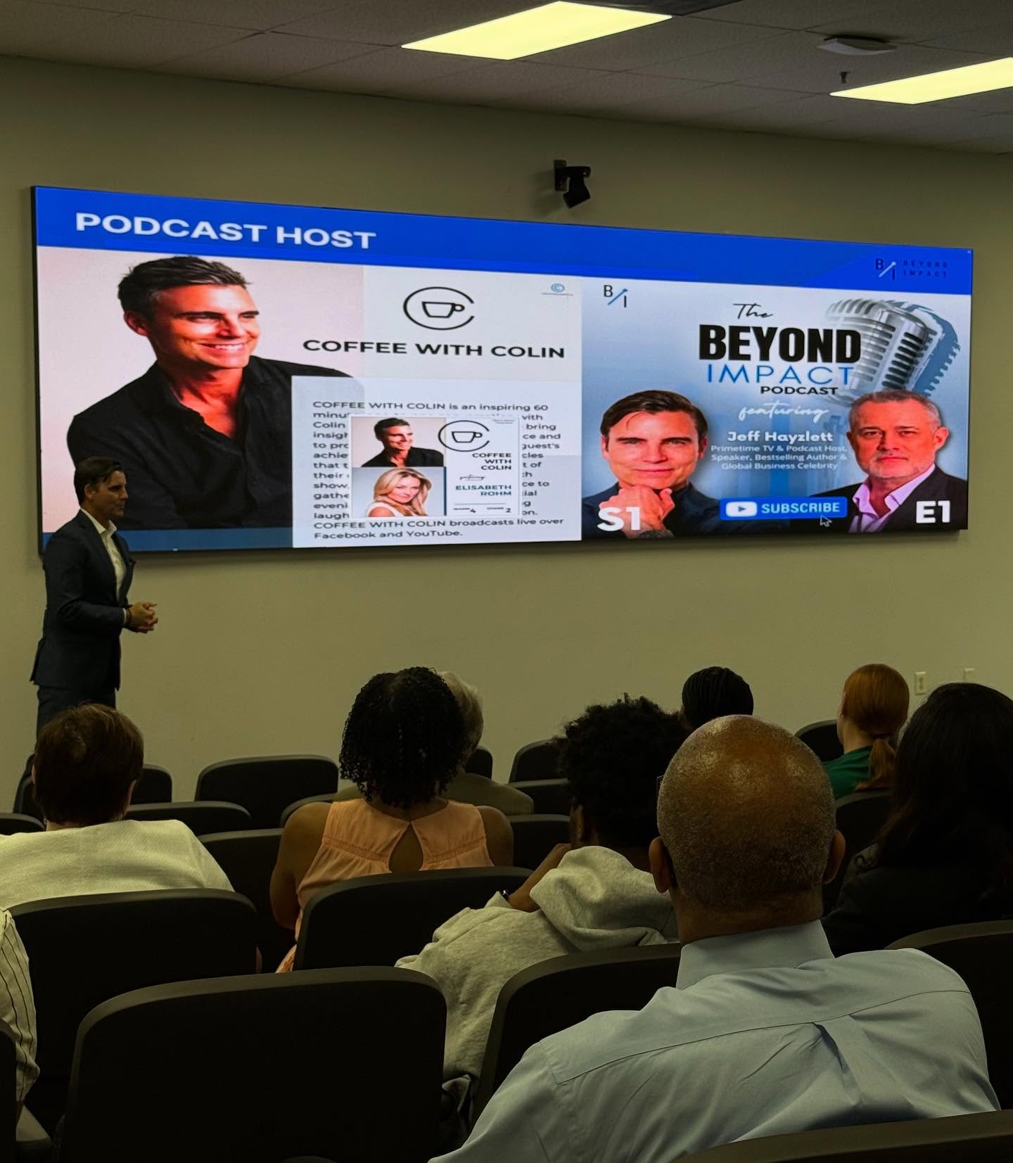 Colin Egglesfield Presents Own Your Moment Keynote