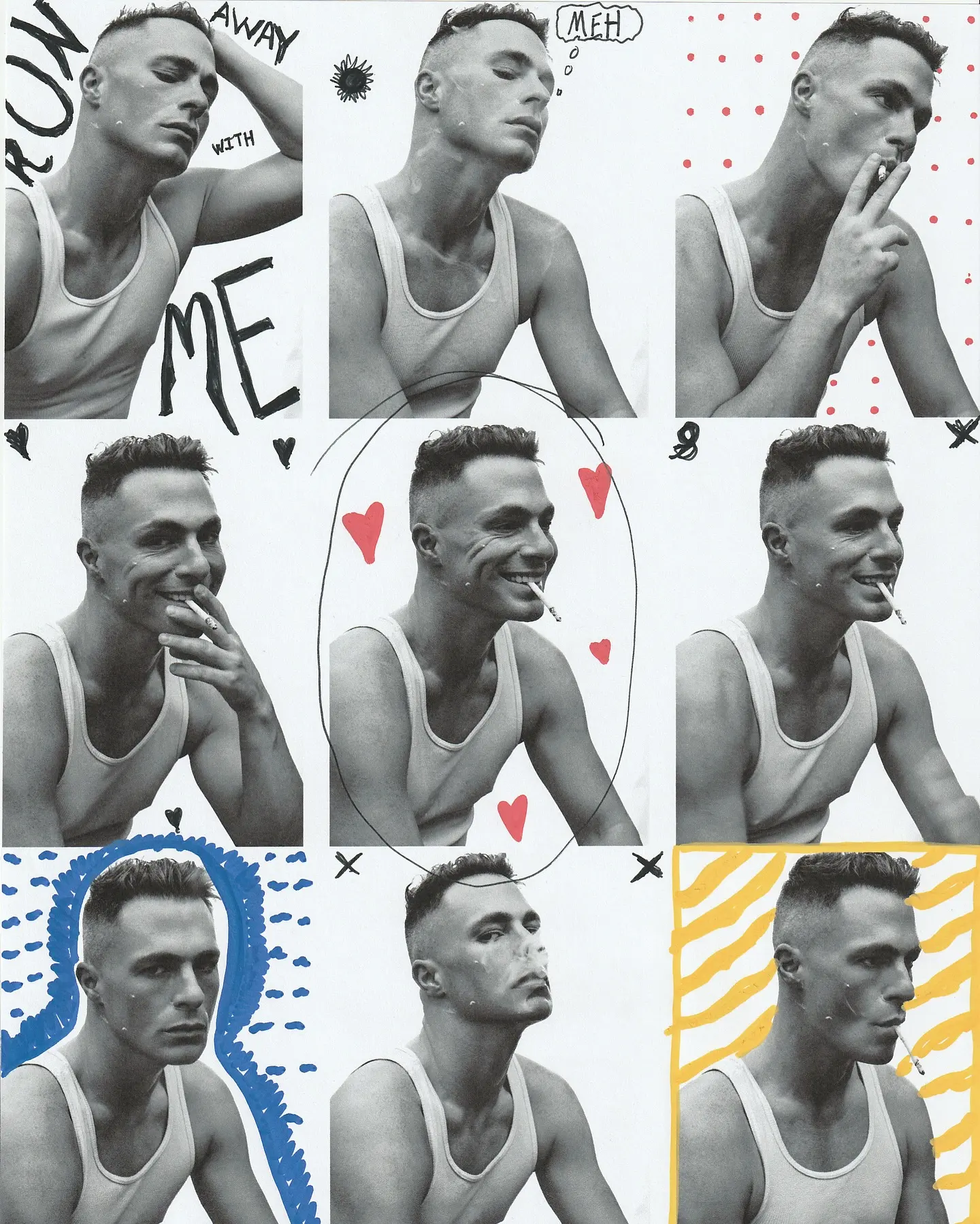 Colton Haynes Shares Vibrant Self Portraits
