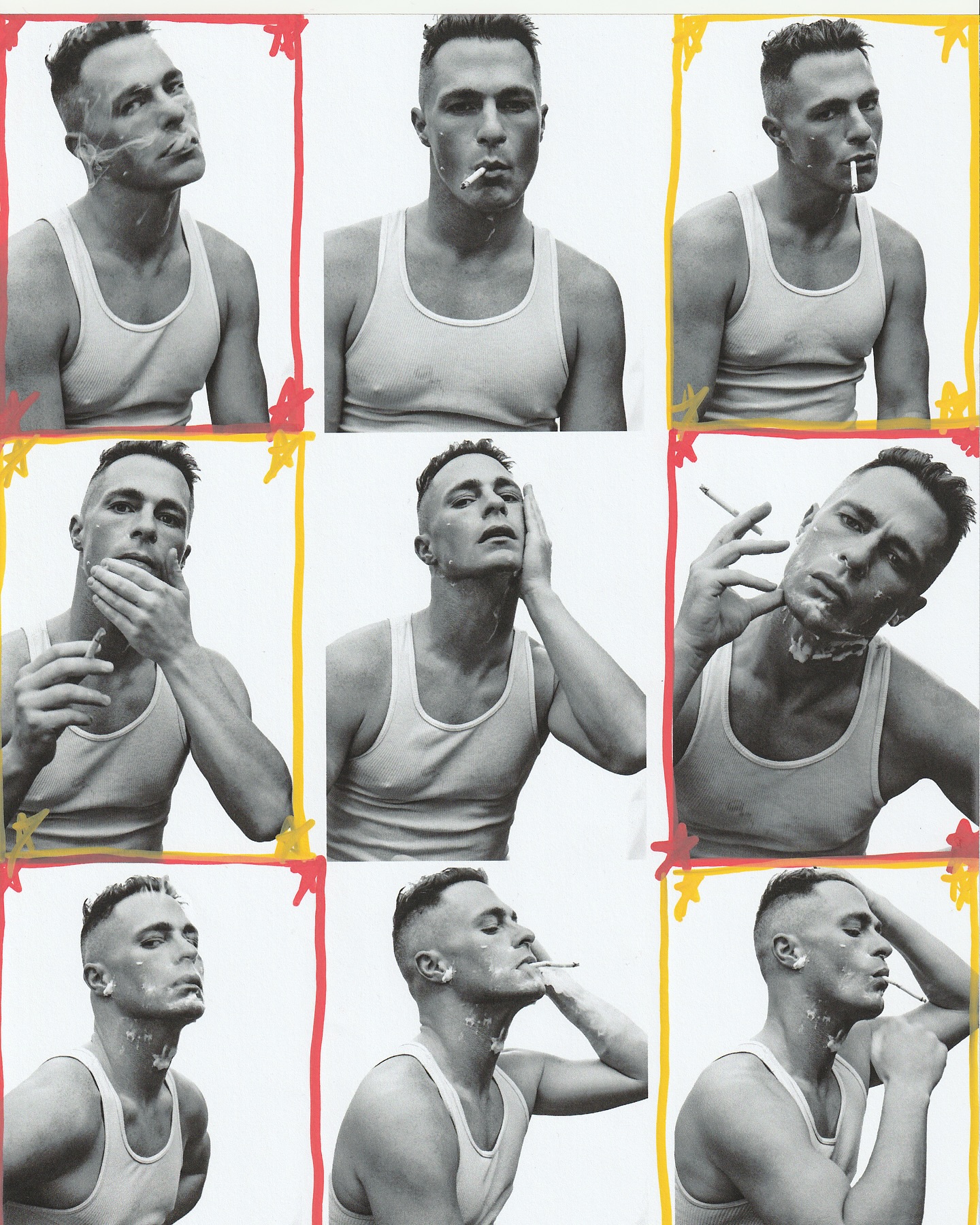 Colton Haynes Shares Vibrant Self Portraits