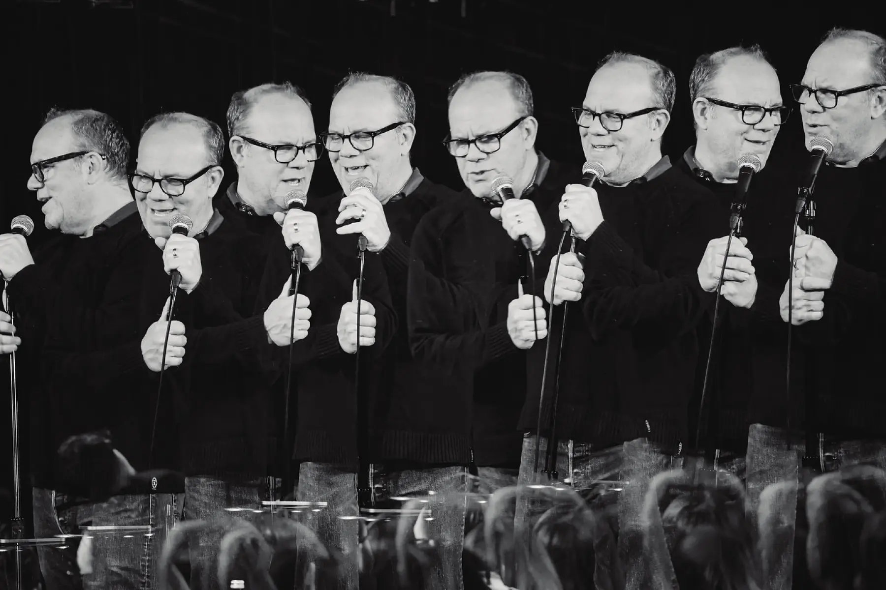 Dynamic snapshot of Tom Papa's comic flair in a playful, motion-filled Instagram moment!!