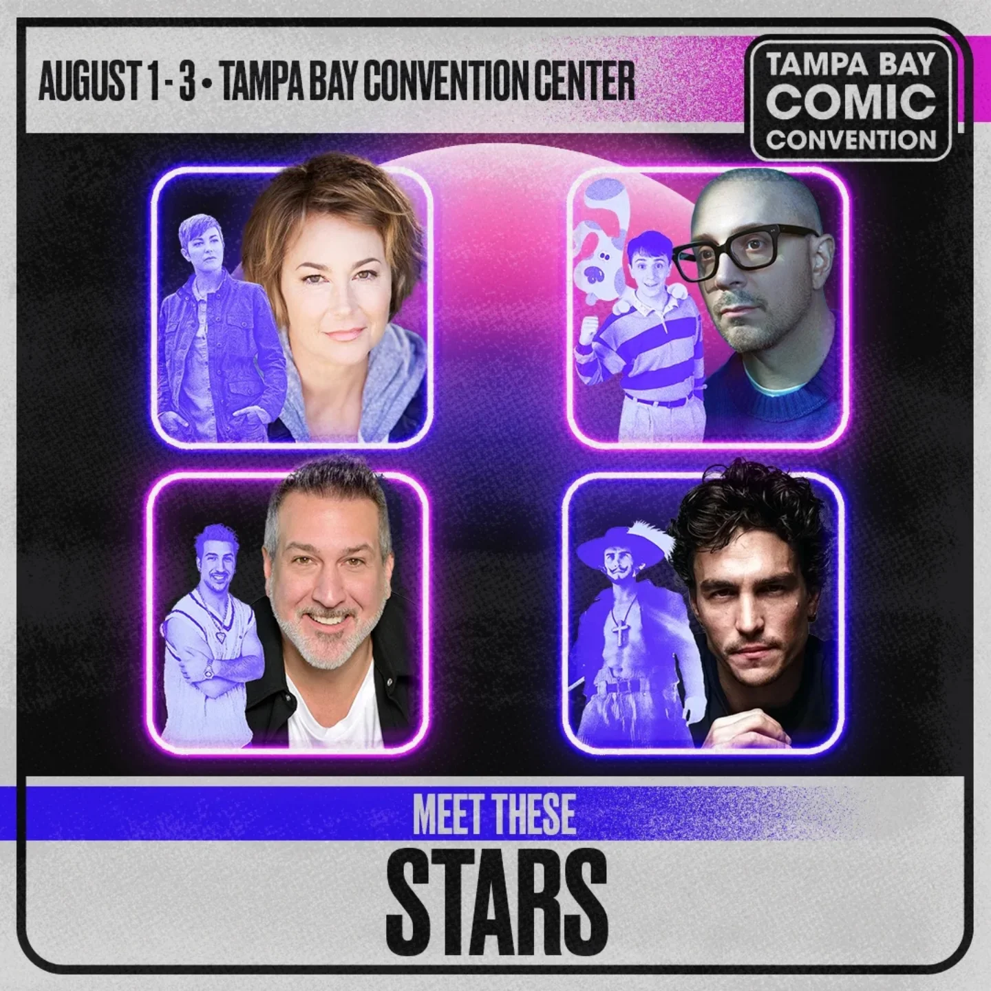 Experience comic magic as top icons light up Tampa Bay Comic Con with energy and style!!!