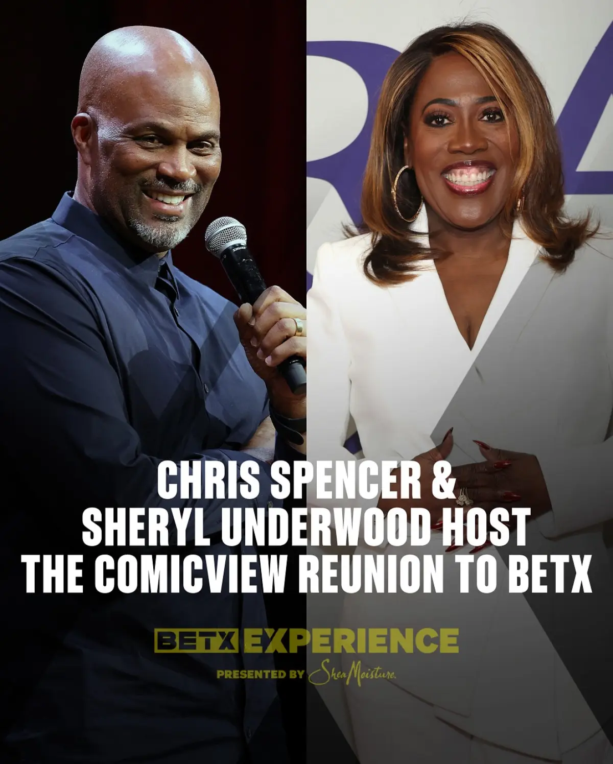 Catch iconic comedy as Chris Spencer and Sheryl Underwood revive ComicView for two nights.