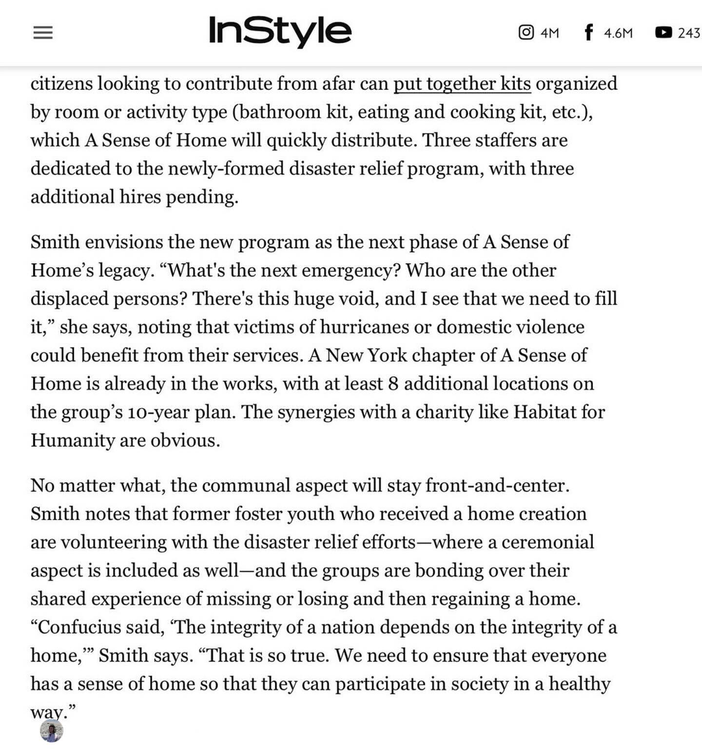 Community Kindness: Homes for Foster Youth and Fire Victims