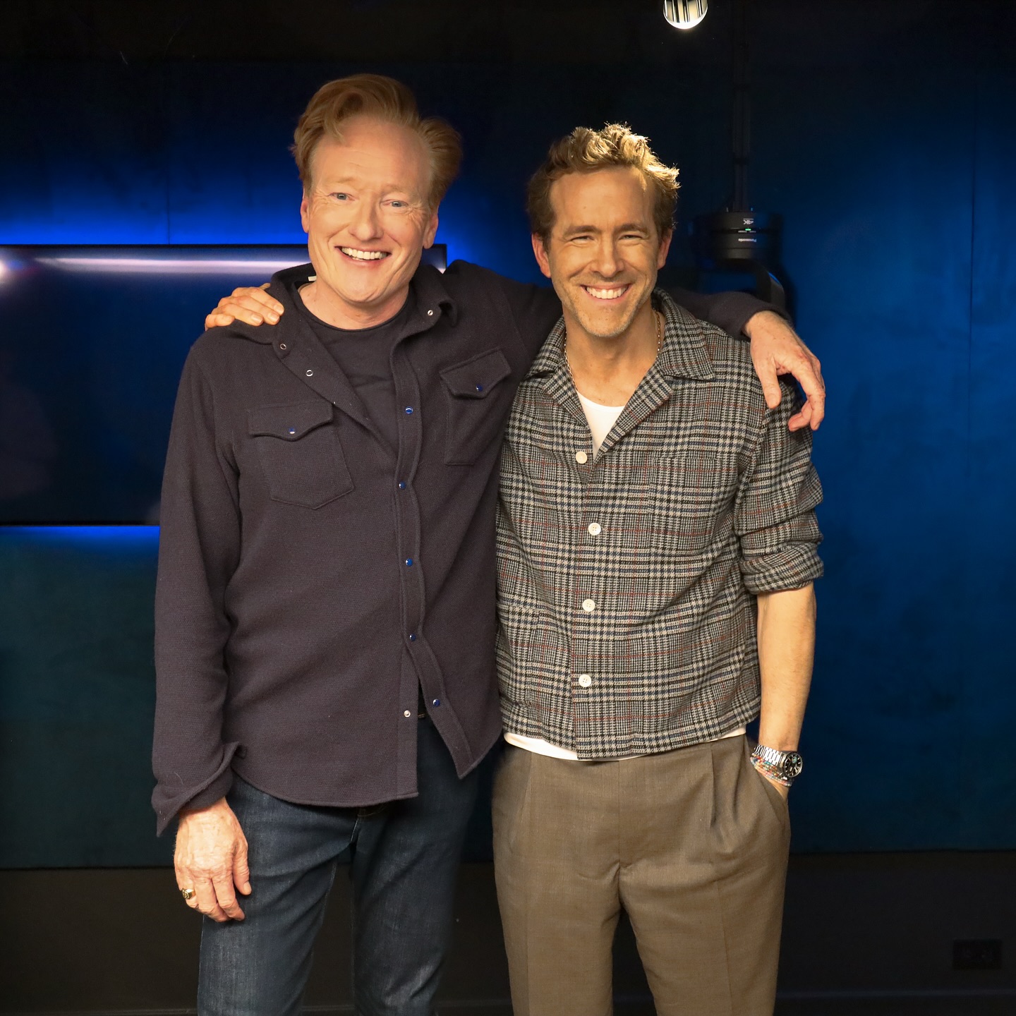 Conan’s Candid Talk With Ryan Reynolds Quirky banter on tiny yogurts and clay stools sparks a unique celebrity chat vibe For fun!