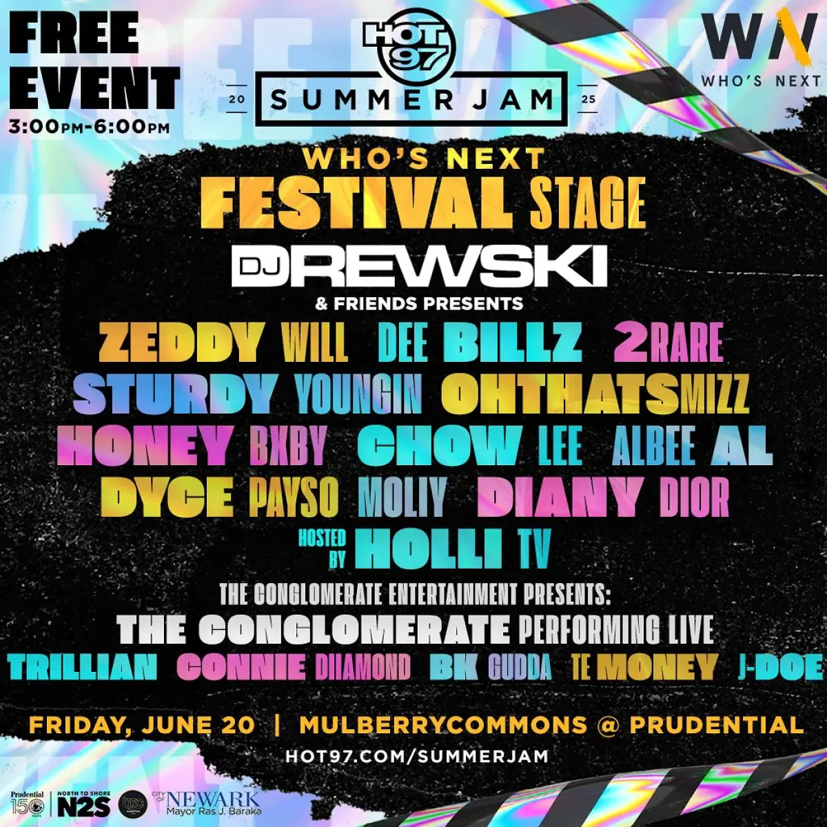 Conglomerate Family Set To Rock Hot97 Stage Electrifying live show featuring hip-hop legends igniting the stage in an epic showcase!