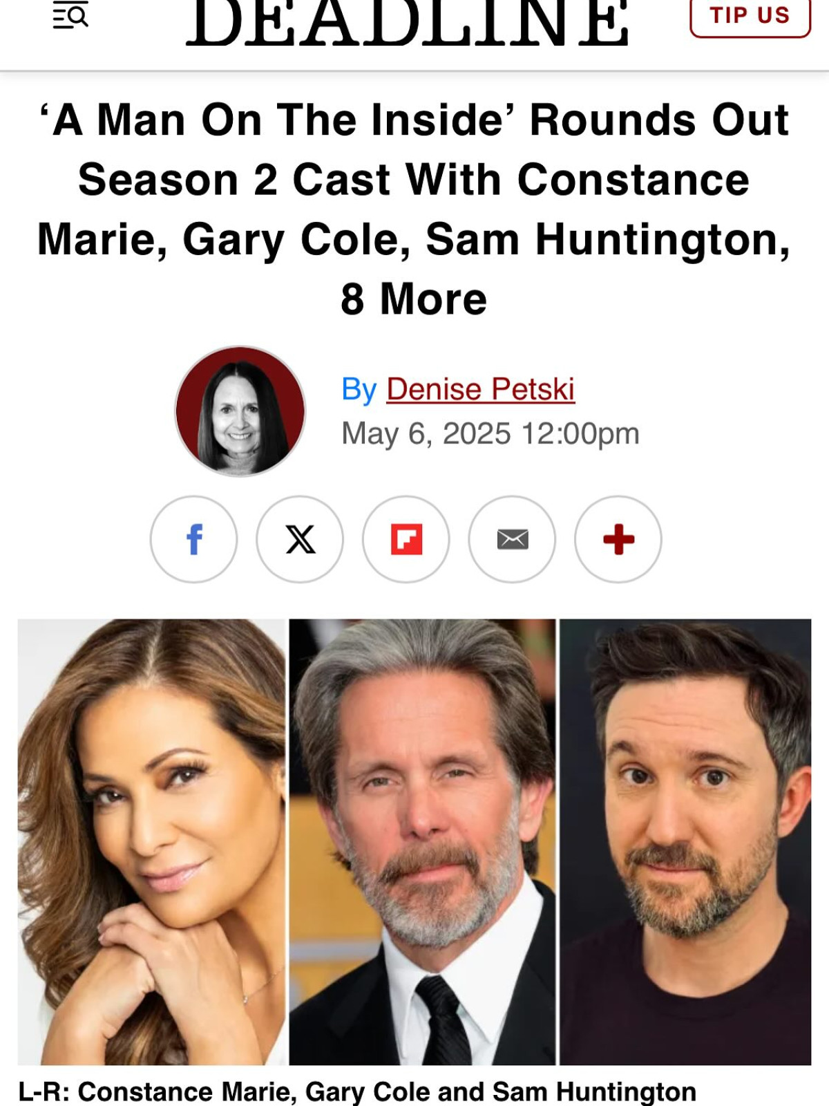 Constance Marie Joins Netflix’s A Man On The Inside Season two sees veteran star bringing dynamic talent and authentic energy to Netflix series!