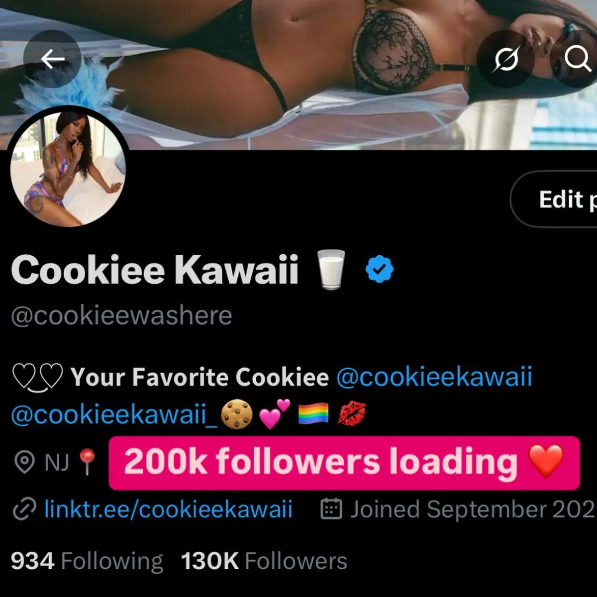Cookiee Kawaii Nears 200K Twitter Followers Fans cheer as Jersey Club queen teases Twitter milestone with a playful Instagram reveal!!
