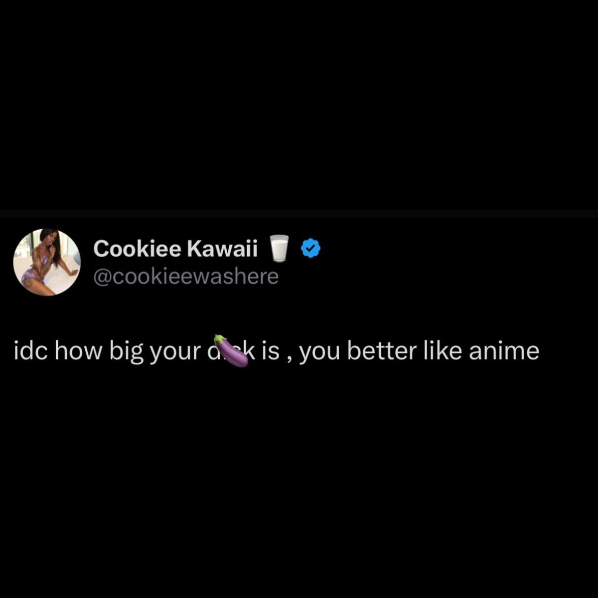 Cookiee Kawaii’s Anime Flair: No Exceptions Instagram sensation Cookiee Kawaii shares bold anime vibes, fusing factsoflife with style!