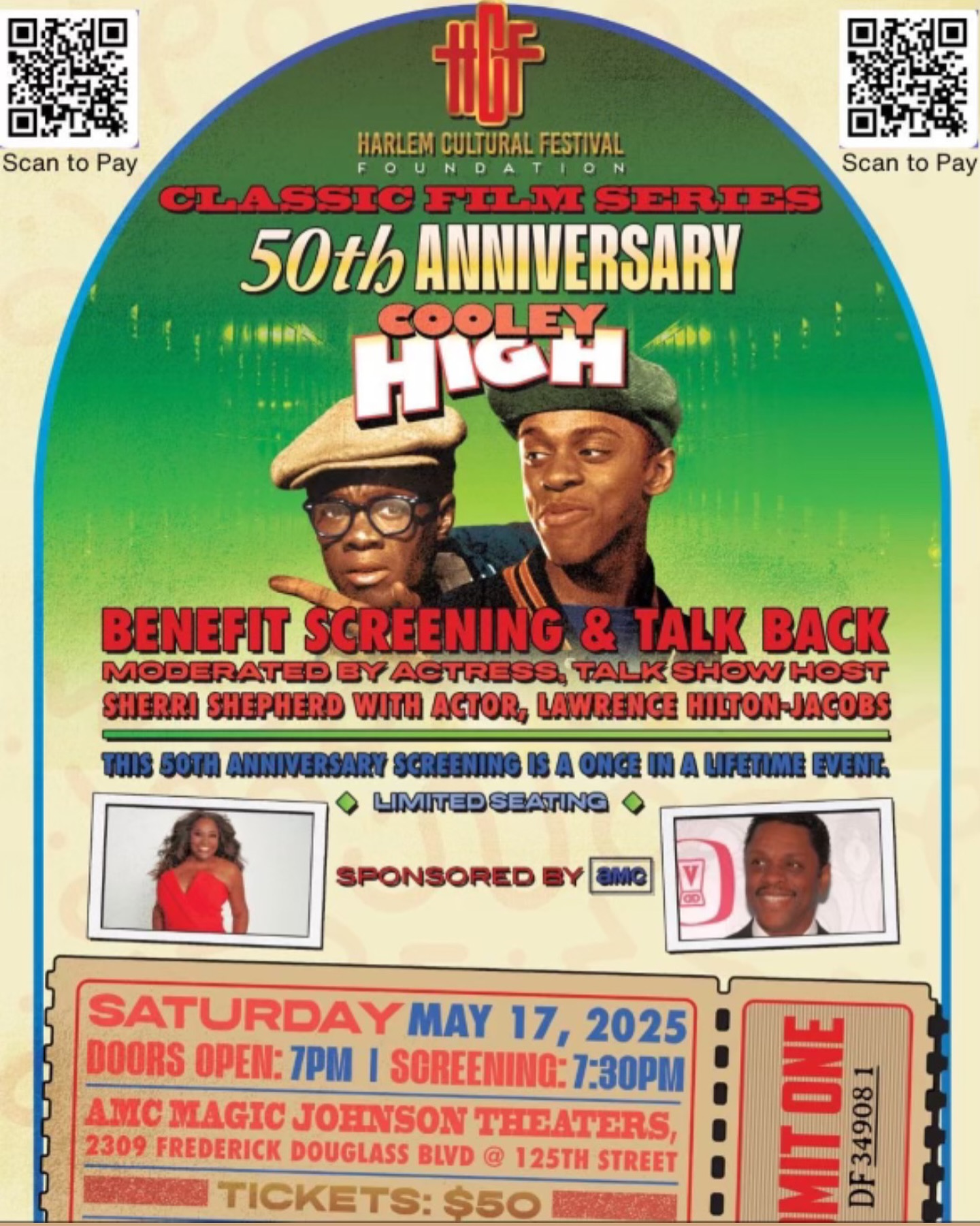 Cooley High 50th Anniversary Screening in Harlem Celebrate film legacy, join a screening, Q&A and iconic event at AMC Magic Johnson Theater