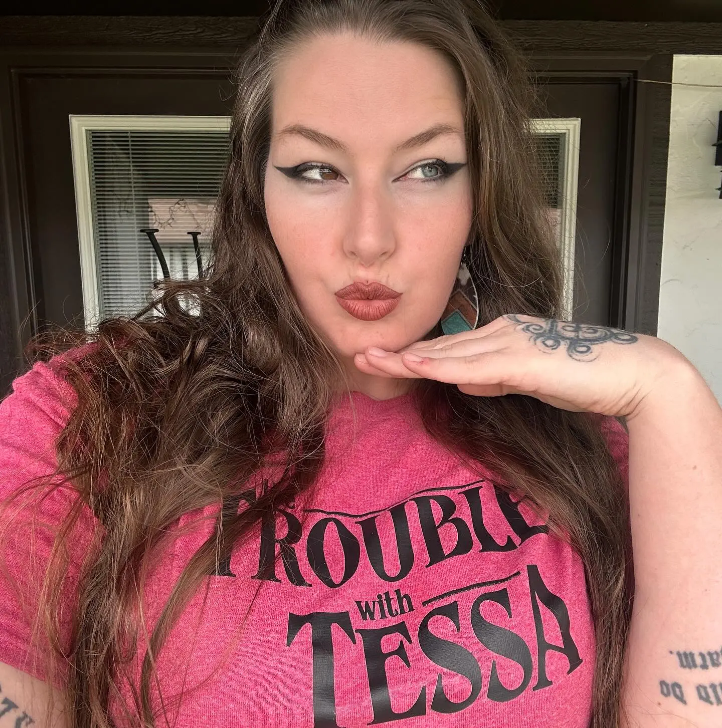 Cory DeAn Cowley Wears Pink for 'The Trouble With Tessa'