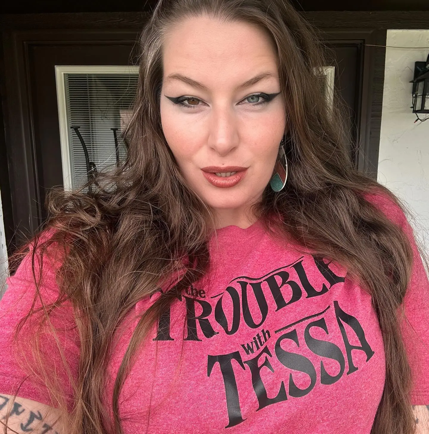 Cory DeAn Cowley Wears Pink for 'The Trouble With Tessa'