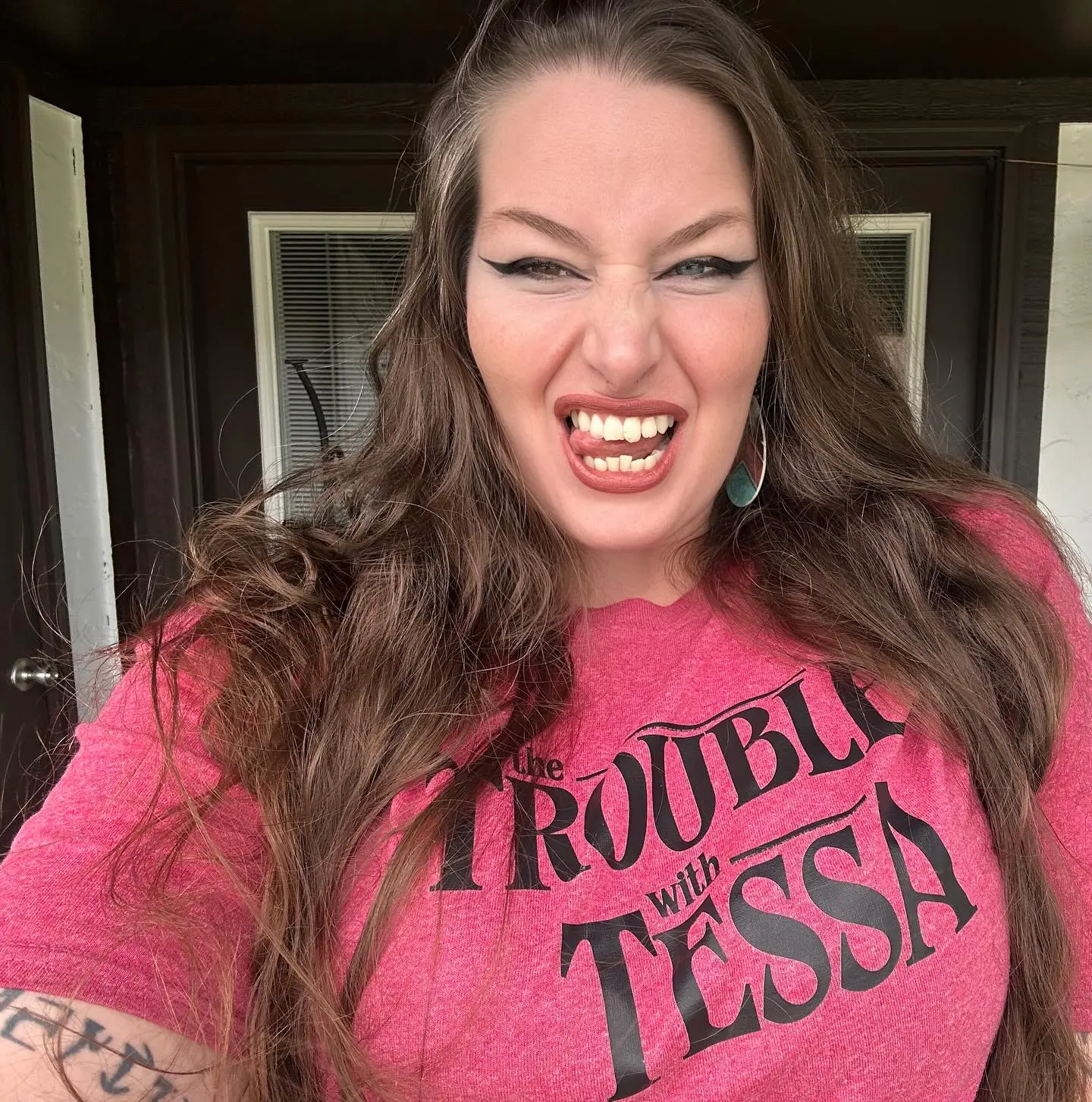 Cory DeAn Cowley Wears Pink for 'The Trouble With Tessa'