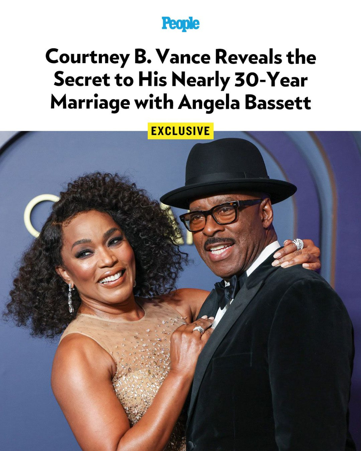 Courtney B. Vance Reveals Secret To 30-Year Marriage Courtney B. Vance shares secret: 30 years of marriage built on respect and unity.!! Truly!