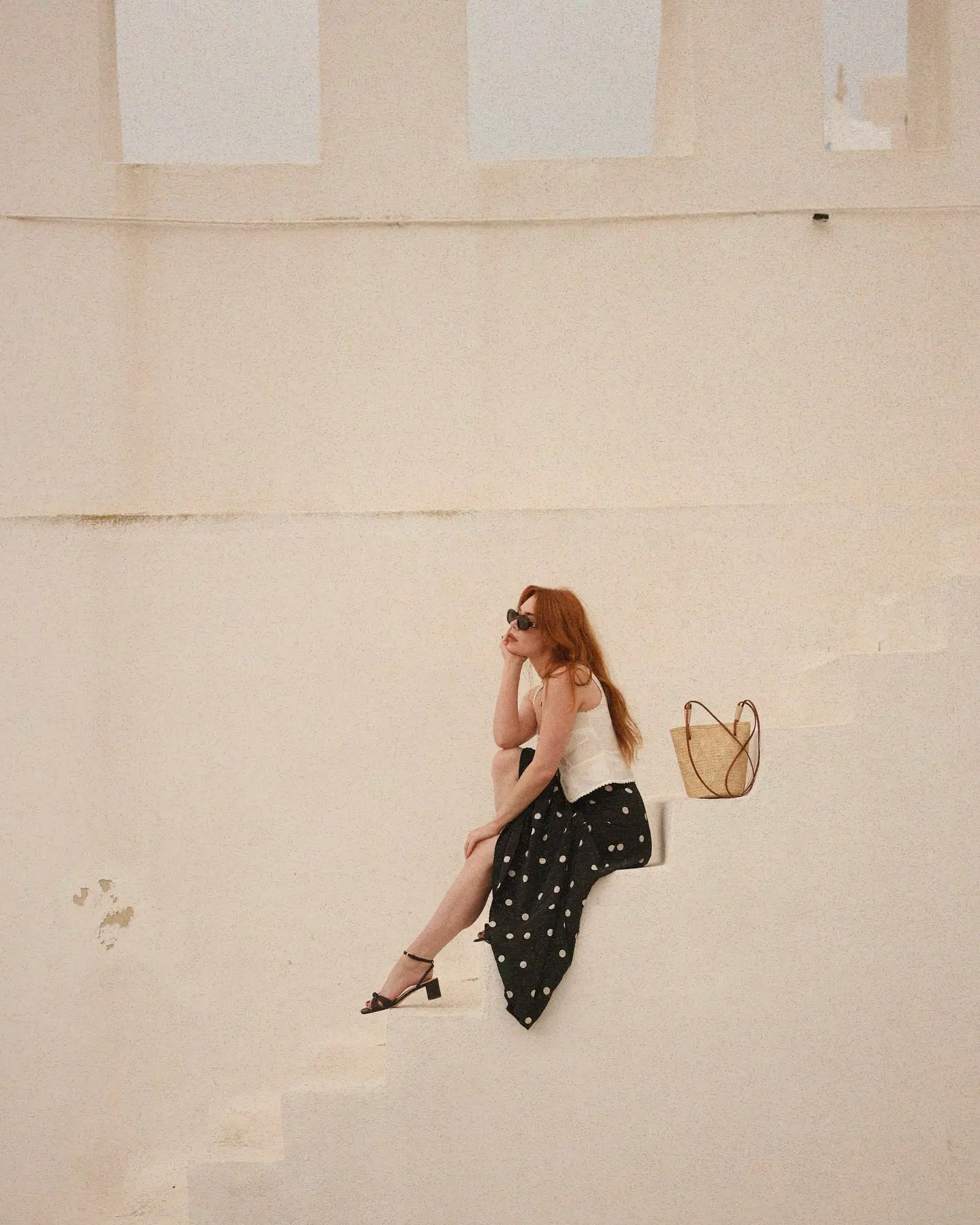 Courtney Halverson Embraces Creative Journey In Santorini