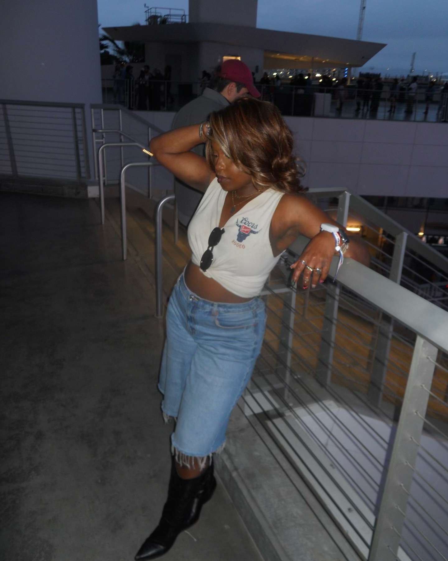 Courtney Taylor Embraces Cowboy Chic