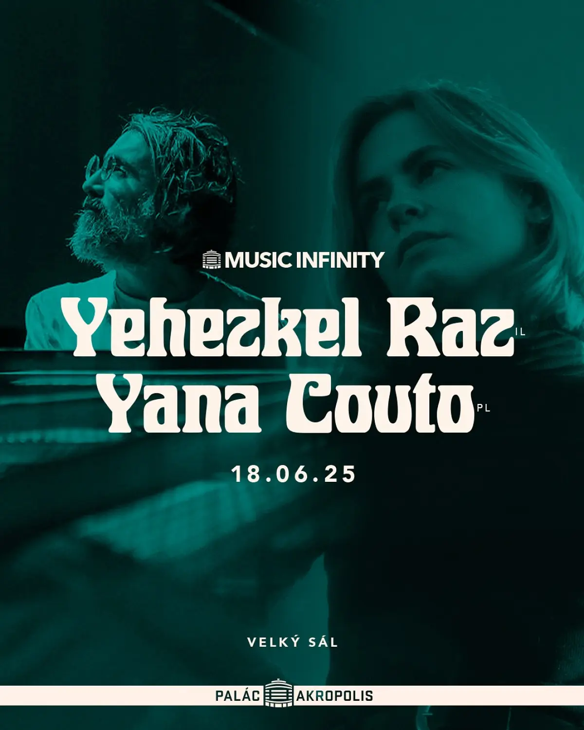 Coutoyana Teams With Yehezkel Raz At Music Infinity Savor an immersive night of ethereal piano and moving compositions at Pragues vibrant hub.