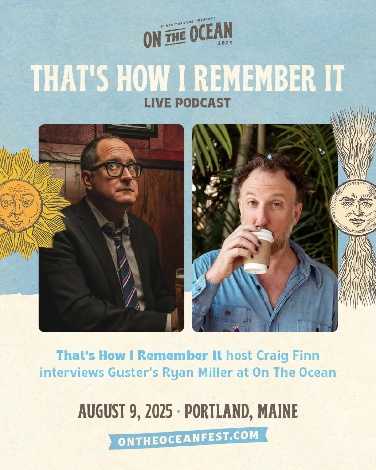 Craig Finn Hosts Live Podcast at OceanFest in Maine Portland live podcast featuring Ryan Miller at OceanFest shares fresh music views for you.